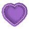 Scalloped Heart Shaped Cookie Cutter & Stamp with Size Options